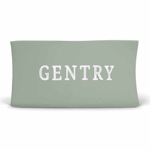 Color Story | Moss Personalized Changing Pad Cover